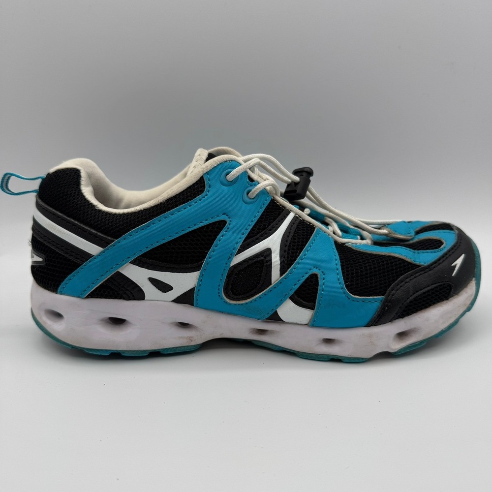 Speedo Water Shoes Women's Size 7 Blue Black Aqua Athletic Comfort Sneakers